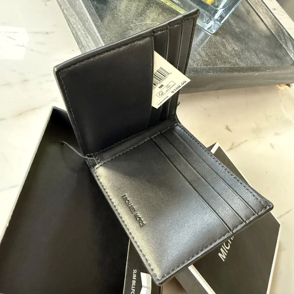 New Michael Kors Andy Slim Billfold Wallet
